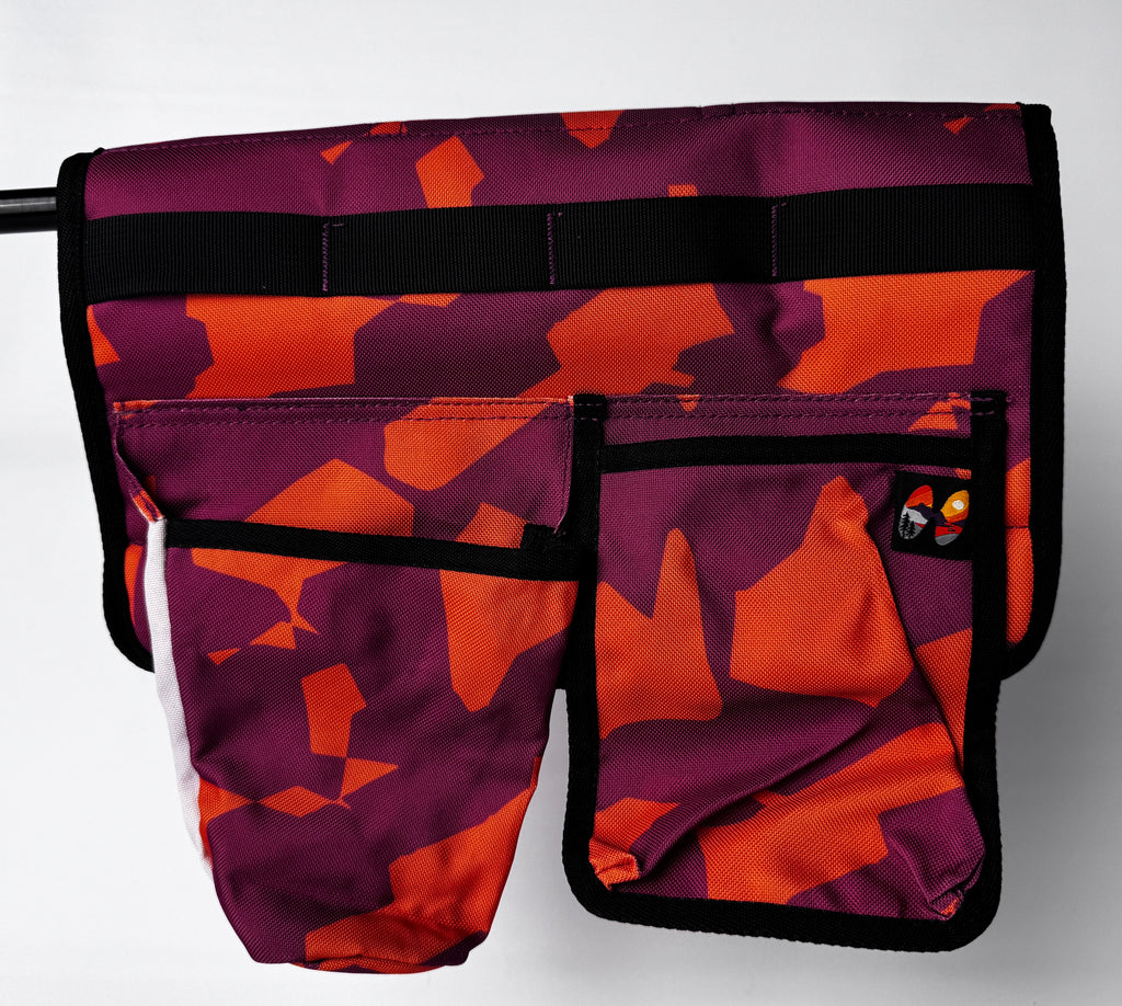 Orange/Maroon Camo